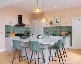 Elegant 5-Piece Shaker Cashmere Kitchen in Edinburgh | Raison Home - 1