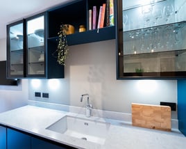 Sleek & Modern Blue Kitchen in Edinburgh | Raison Home - 5
