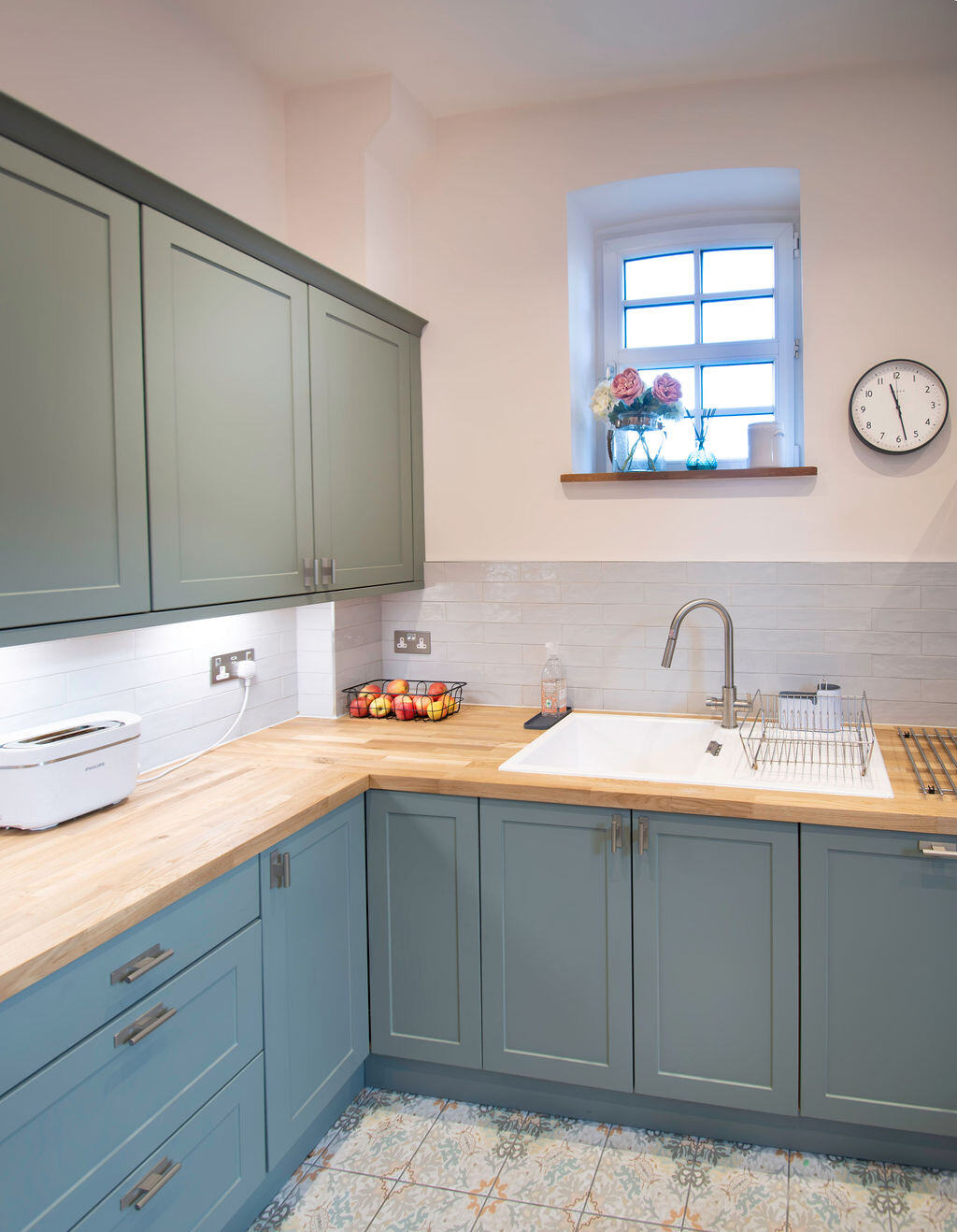 Reed Green and Wood Traditional Shaker Style Kitchen In Edinburgh | Raison Home - 3