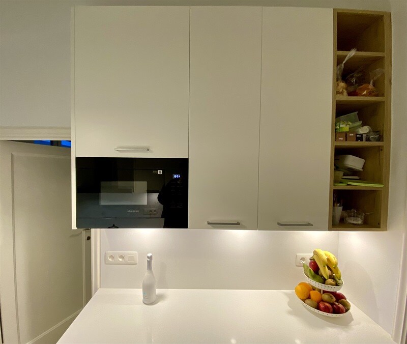 Cuisine moderne bois et blanc à Bruxelles | Raison Home - 5